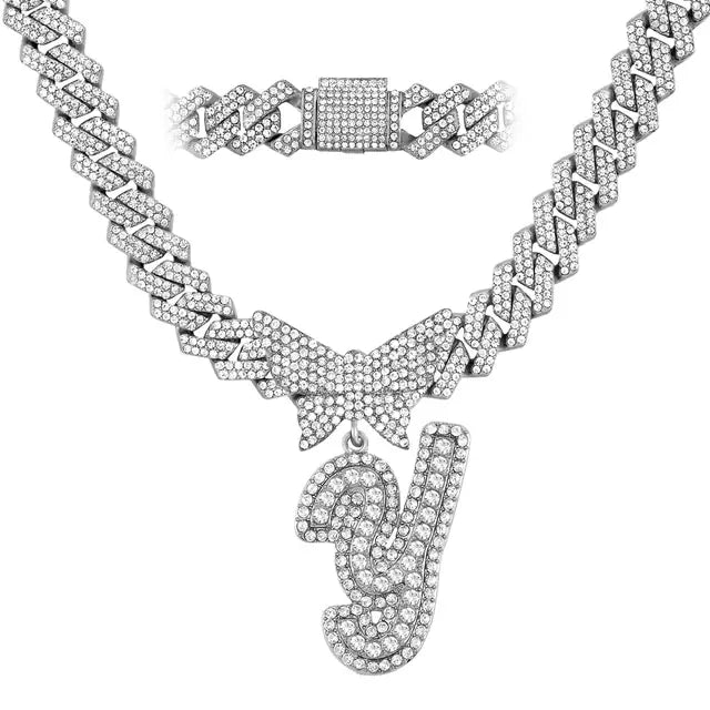 Personalized Crystal Butterfly Necklace