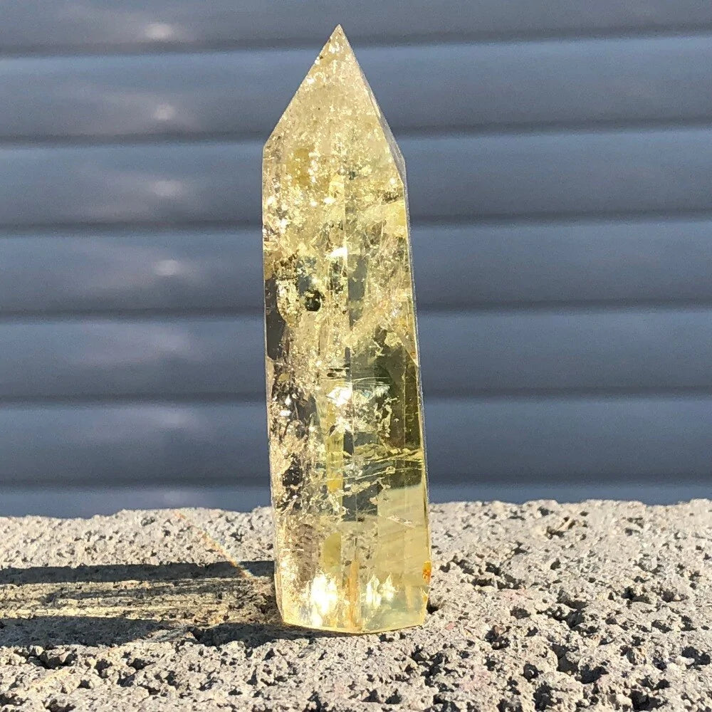 Citrine Crystal Quartz Obelisk Point