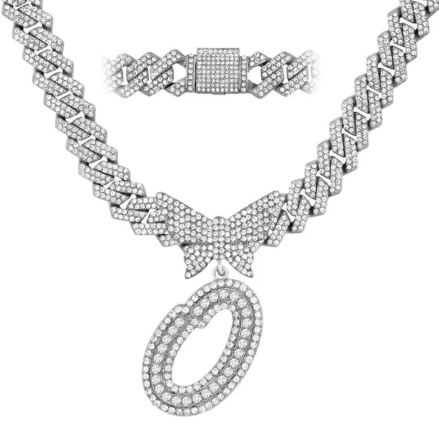 Personalized Crystal Butterfly Necklace