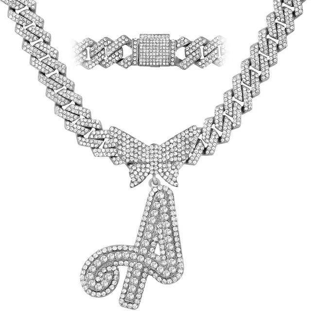 Personalized Crystal Butterfly Necklace