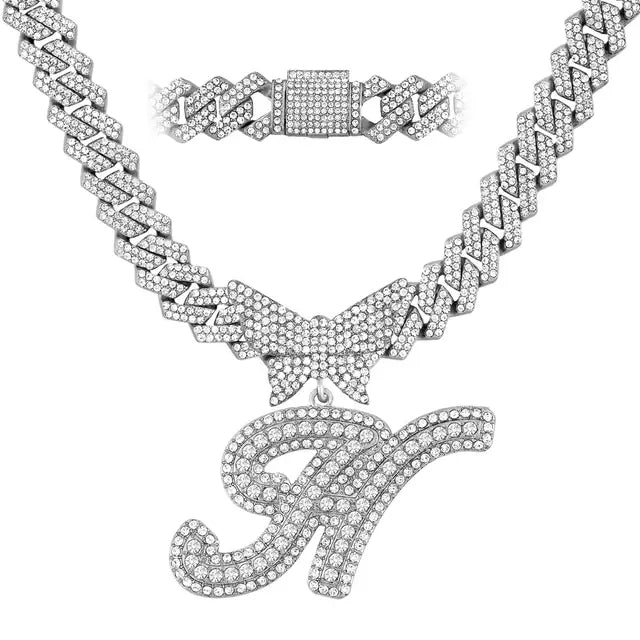 Personalized Crystal Butterfly Necklace