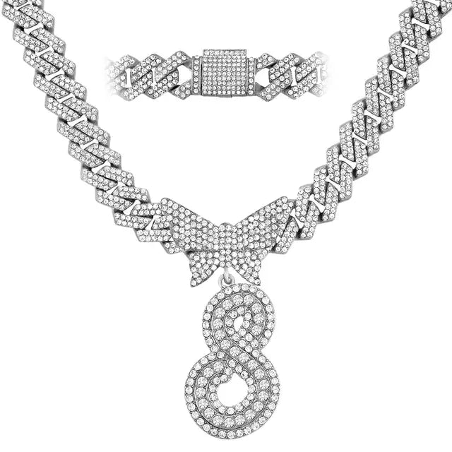 Personalized Crystal Butterfly Necklace