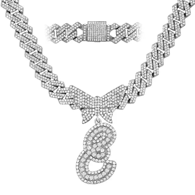 Personalized Crystal Butterfly Necklace