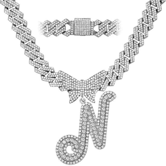 Personalized Crystal Butterfly Necklace