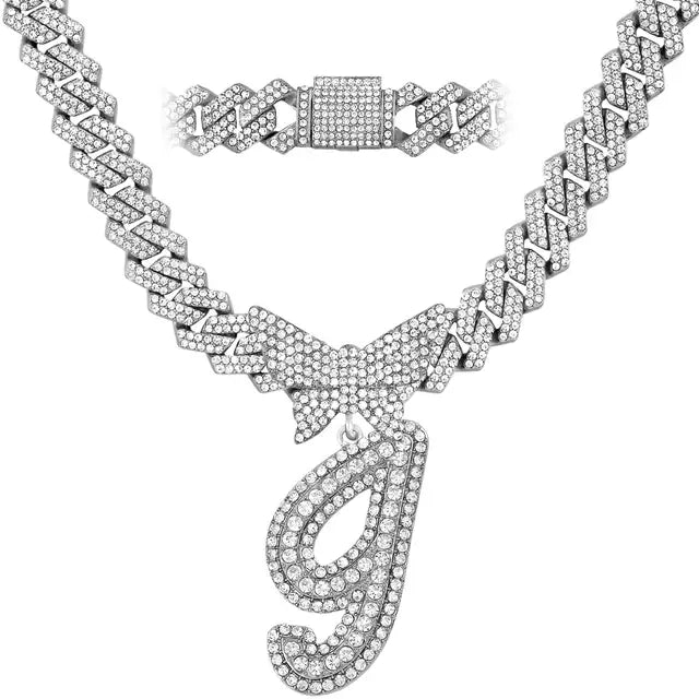 Personalized Crystal Butterfly Necklace