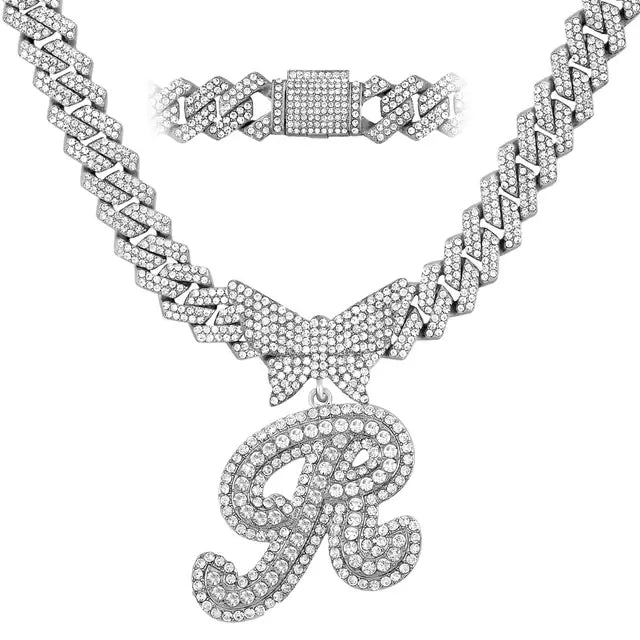 Personalized Crystal Butterfly Necklace