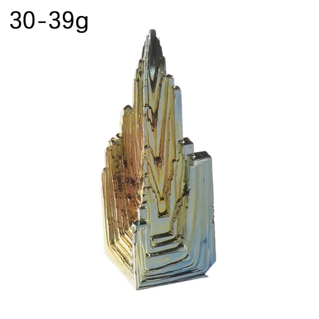 Natural Quartz Crystal Bismuth Ore Cluster Mineral