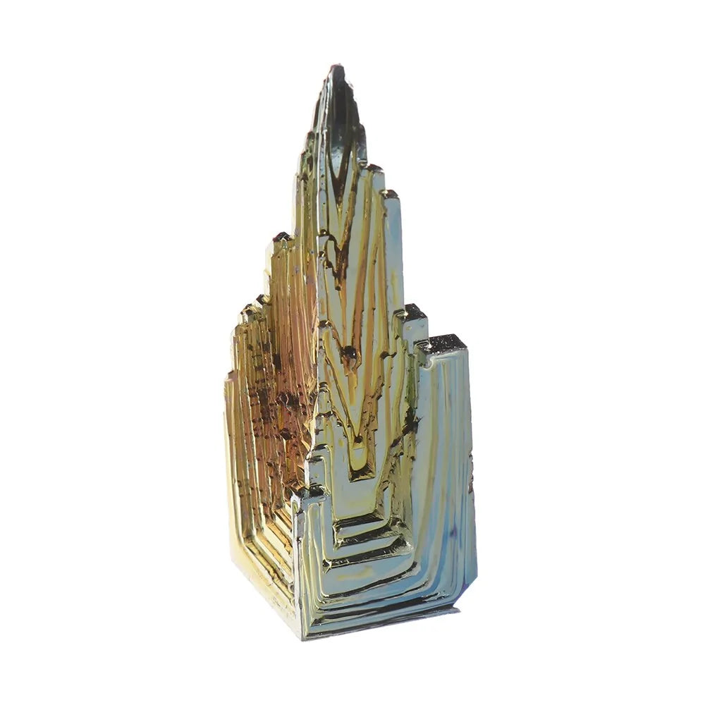 Natural Quartz Crystal Bismuth Ore Cluster Mineral