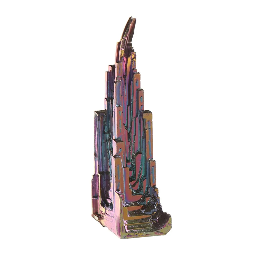 Natural Quartz Crystal Bismuth Ore Cluster Mineral