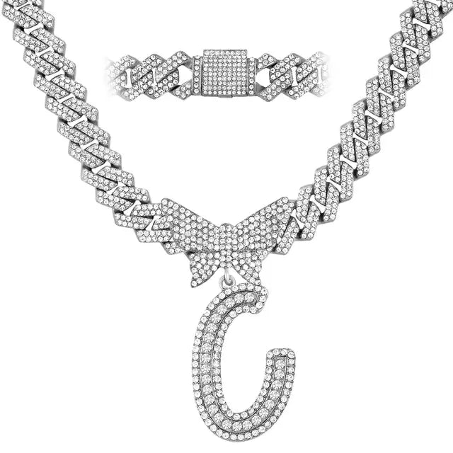 Personalized Crystal Butterfly Necklace