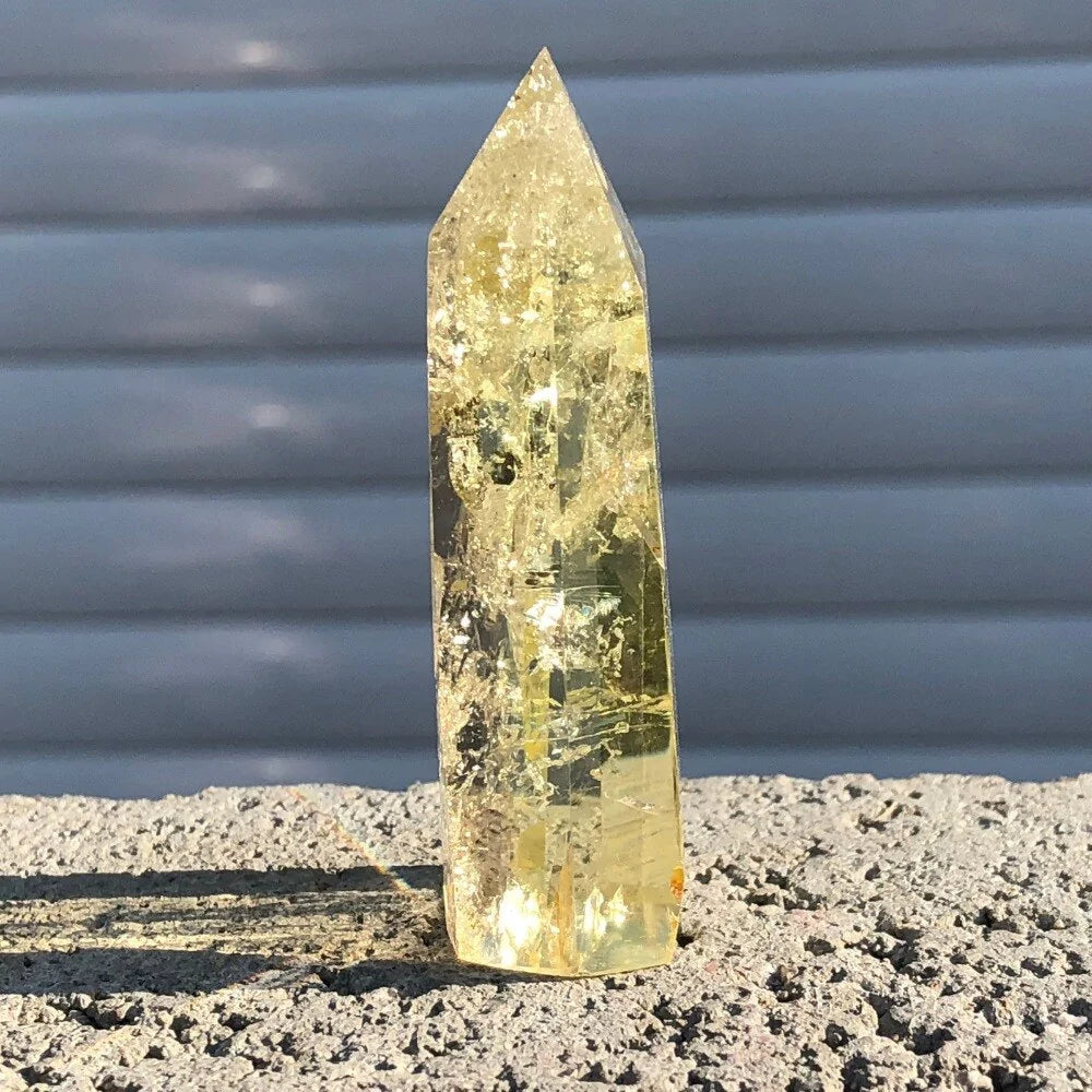 Citrine Crystal Quartz Obelisk Point