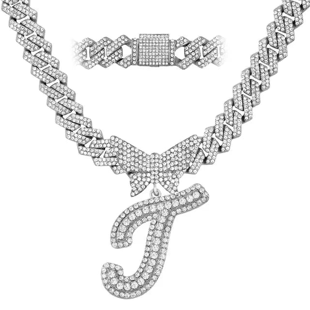 Personalized Crystal Butterfly Necklace