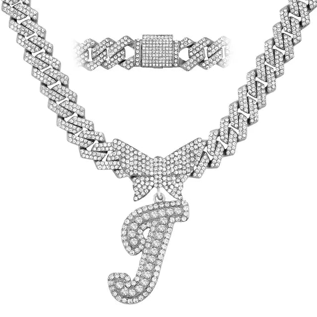 Personalized Crystal Butterfly Necklace