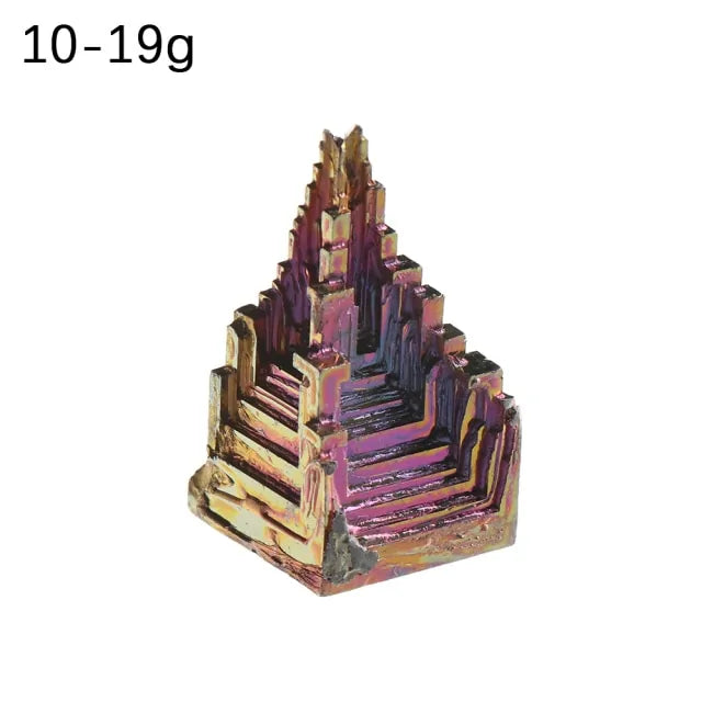 Natural Quartz Crystal Bismuth Ore Cluster Mineral